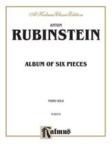 Album of Six Pieces-Piano Solo piano sheet music cover